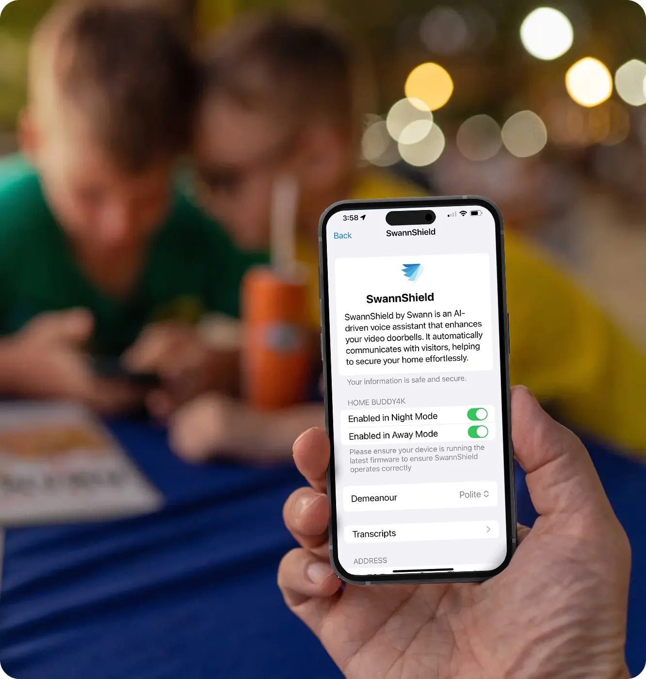 Manage everything through the app