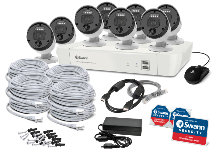 Master Series 4K HD 8 Camera 8 Channel NVR Security System