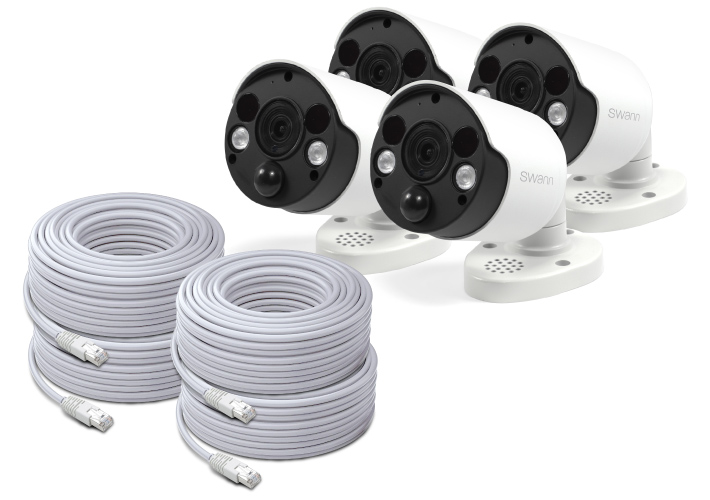 4K Bullet with Face Recognition / Spotlights / 2-Way Audio IP