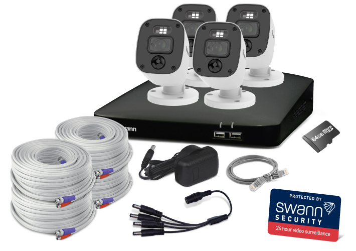 Swann 4CH DVRシステム 1TB 防犯カメラ SWDVK-446804 Amazon.co.jp: 【日本正規代理店】Swann セキュリティカメラ 4CH