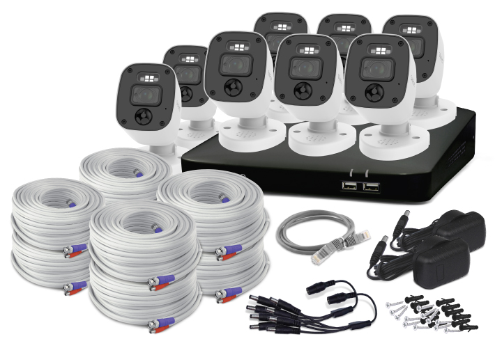 Home 8 Camera 8 Channel 4K Ultra HD DVR 1TB HDD Security System