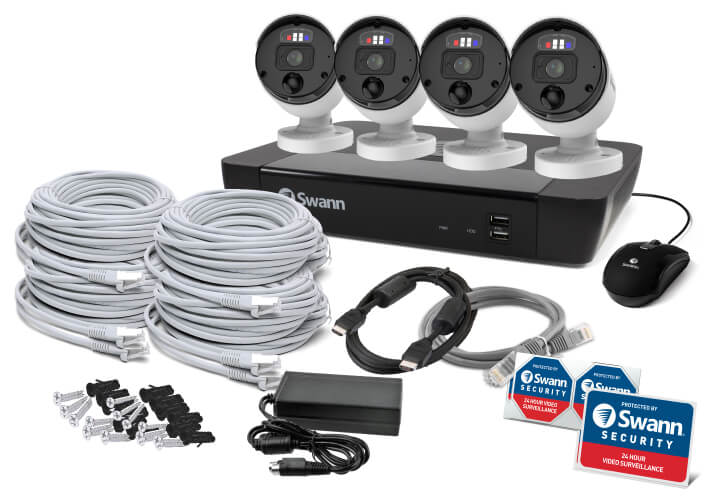 4 Camera 8 Channel 4K Ultra HD Professional Professional NVR